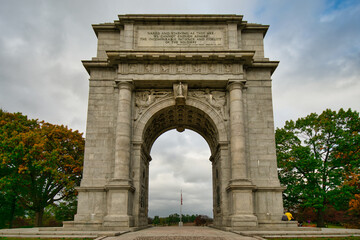 Fototapeta na wymiar The National Memorial Arch at Valley Forge National Historical Park