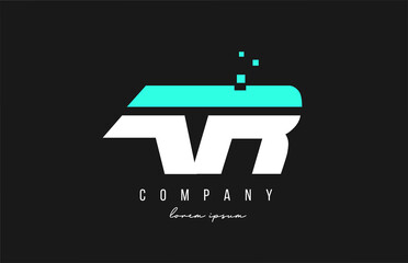 Fototapeta premium ar a r alphabet letter logo combination in blue and white color. Creative icon design for business and company