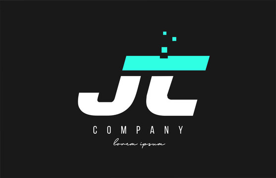 jc j c alphabet letter logo combination in blue and white color. Creative icon design for business and company