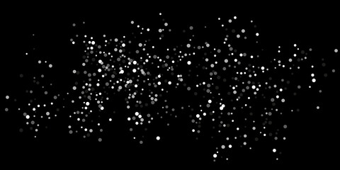 Silver glitter confetti.