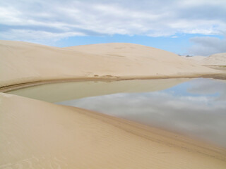 Fototapeta na wymiar sand dunes in the beach