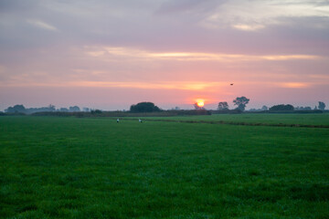 Sonnenaufgang in Blokzijl