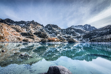 Etang de Joclar en Ariège - Occitanie - France