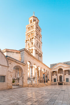 Ancient palace built for Diocletian - Roman Emperor - no property release required - Split, Croatia