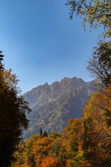 autumn in the mountains