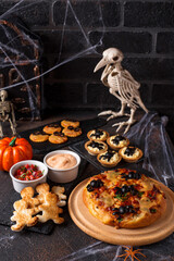 Scary appetizers for Halloween party