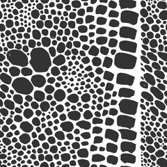 Monochrome Seamless Pattern for fabric design. Water splash paint splatter. Background texture old fabric. Ink paint Line vector.