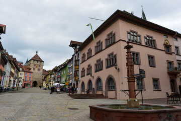 Fototapeta na wymiar Das Schwarze Tor in Rottweil
