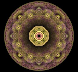 Abstract fractal pattern and shape