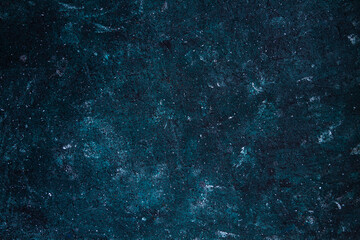 Studio backdrop grainy dark turquoise wall Water green and dark blue background for products adverting space