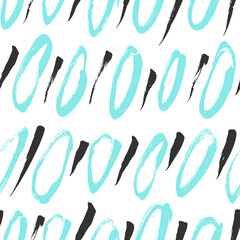 Multicolored Seamless Pattern for fabric design. Water splash paint splatter. Background texture old fabric. Ink paint Line vector.