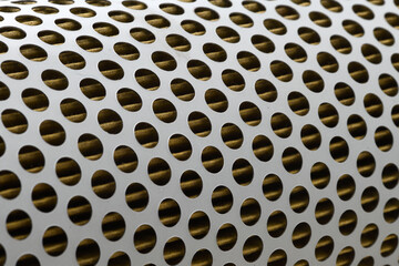 detail of a tractor oil filter