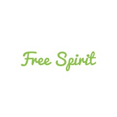 ''Free spirit'' Word Lettering