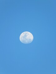 Naklejka na ściany i meble moon over sky