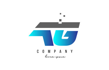 AG A G alphabet letter logo combination in blue and grey color. Creative icon design for company and business