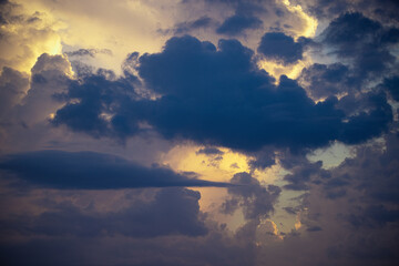 clouds in the sky