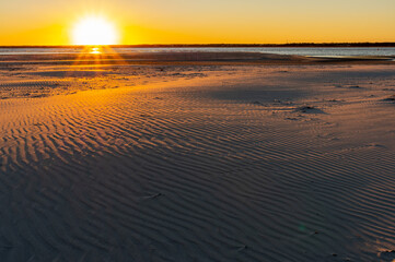 Sunset over Sand