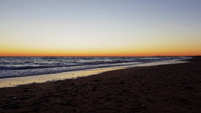 Cape Cod Tide Rolling In at Sunset