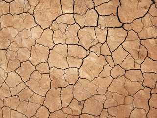 The ground has cracks in the top view for the background