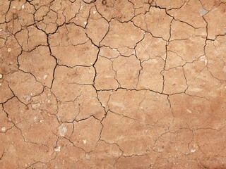 The ground has cracks in the top view for the background