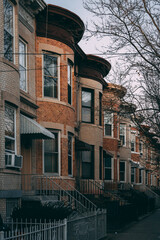 Fototapeta premium Houses in Ridgewood, Queens, New York City