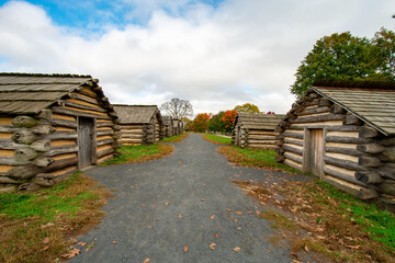 Reproductions of General Muhlenberg's Brigade Huts at Valley Forge National Park