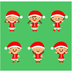 クリスマスコスチュームの子供達 20