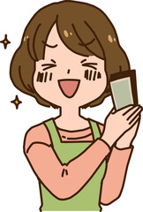 お金が手に入った主婦