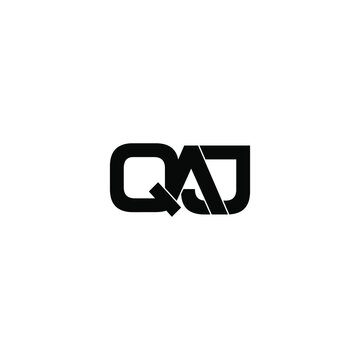 qaj letter original monogram logo design