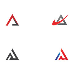 Set A Letter Logo Template