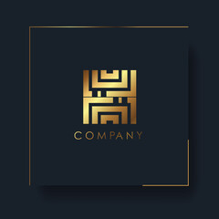 Abstract emblem, design concept, logo, logotype element for template