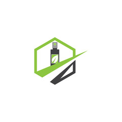 Hand sanitizer icon flat design vector
