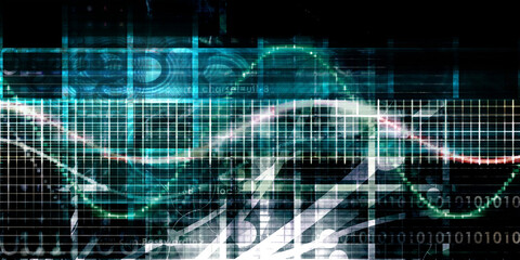 Fototapeta premium Virtual Technology