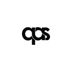 qas letter original monogram logo design