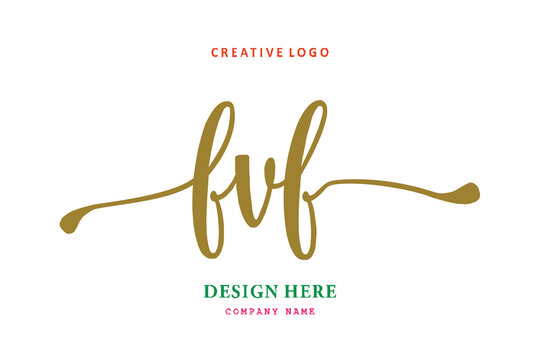 FVF lettering logo is simple, easy to understand and authoritativePrint