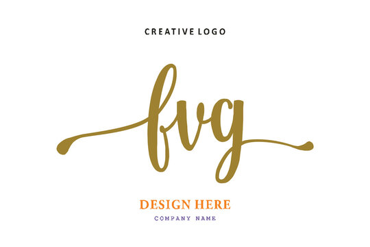 FVG lettering logo is simple, easy to understand and authoritativePrint