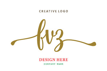 FVZ lettering logo is simple, easy to understand and authoritativePrint