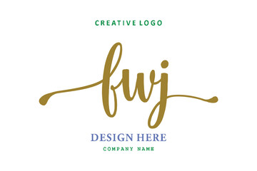 FWJ lettering logo is simple, easy to understand and authoritative
