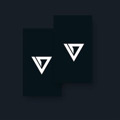 Minimal Letter V or triangle Logo Design, Outstanding Professional Elegant Trendy Awesome Artistic  and Based Alphabet Iconic V or triangle monogram Logo Design