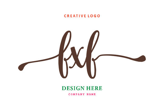 FXF lettering logo is simple, easy to understand and authoritative