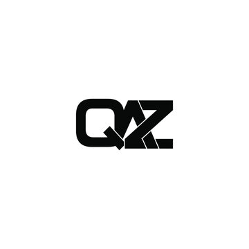 qaz letter original monogram logo design