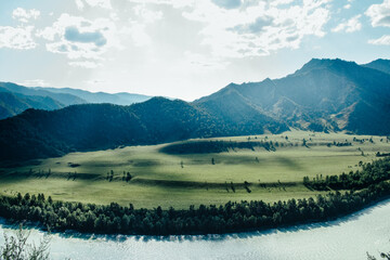 landscape in the mountains