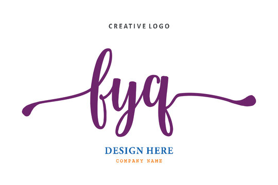 FYQ lettering logo is simple, easy to understand and authoritative