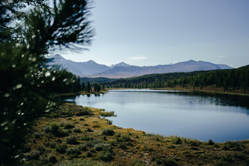 lake in the mountains