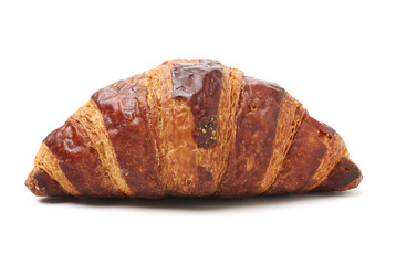 Fresh croissants isolated on white background 