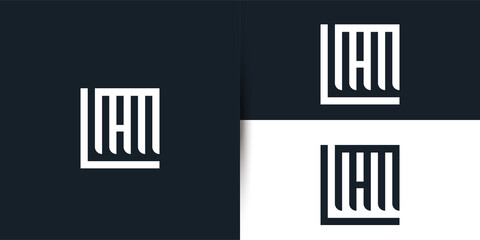 Minimal Letter LAM Logo Design, Outstanding Professional Elegant Trendy Awesome Artistic  and Based Alphabet Iconic LAM monogram Logo Design