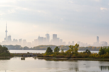 view of the city