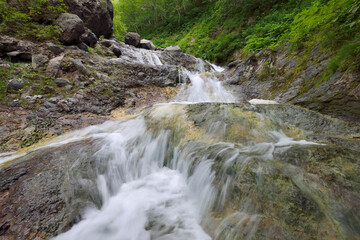 カムイワッカ湯の滝（北海道・知床）
