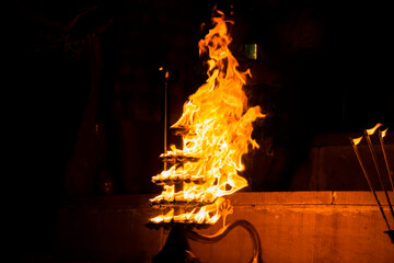 Instrument used for Ganga aarti