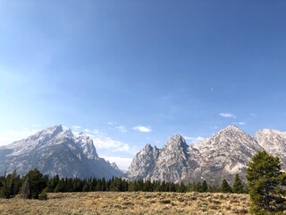 Fototapeta premium Grand Teton Mountains in Grand Teton National Park, WY